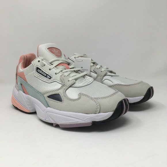 adidas originals falcon in white tint and trace pink